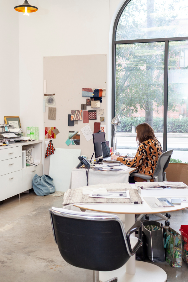 designer in the studio