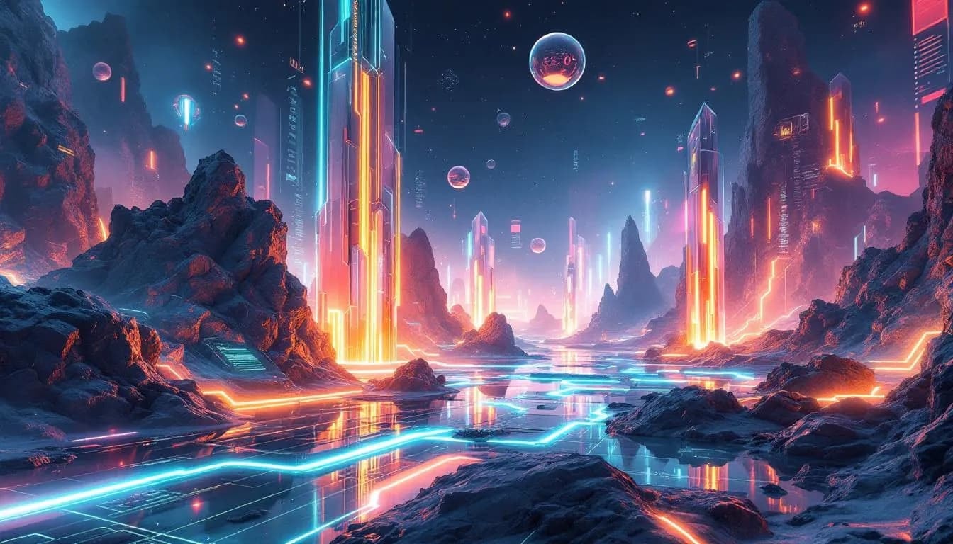 An illustration depicting the concept of spatial videos.