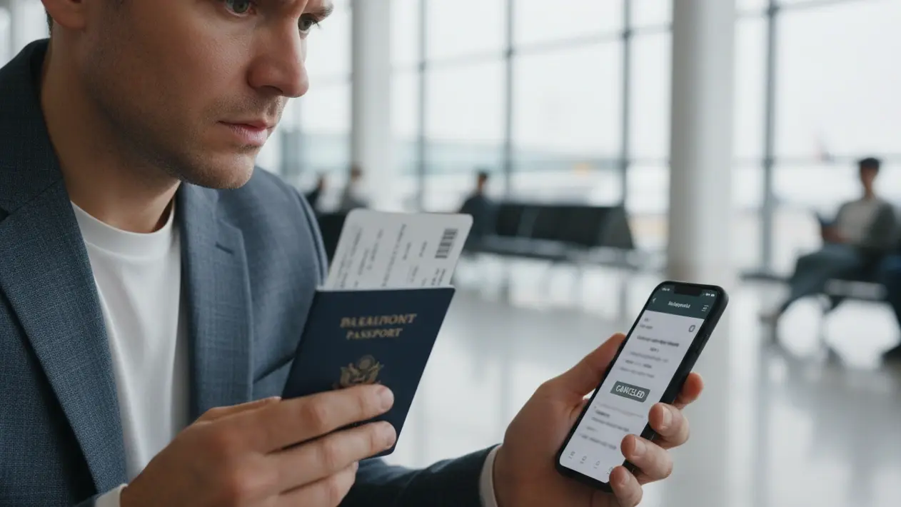 Your Visa Is Approved, But The Cancelled Flight Changes The Clock Immediately