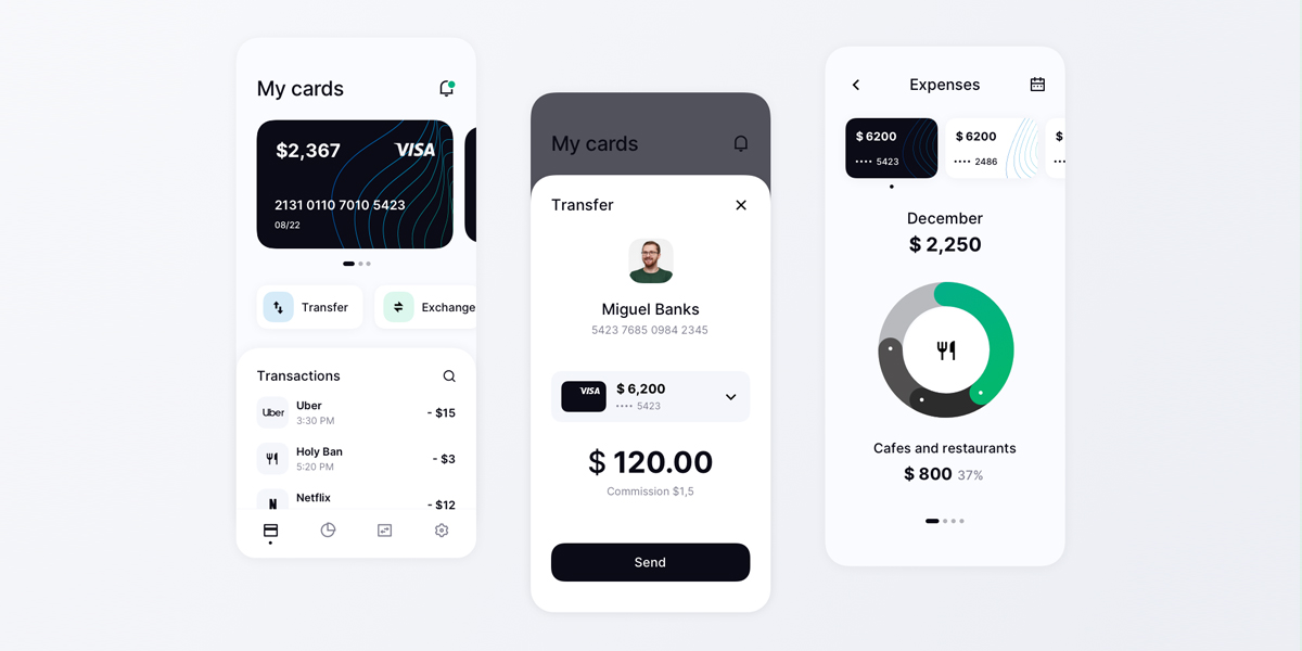 social banking fintech ui ux design trends