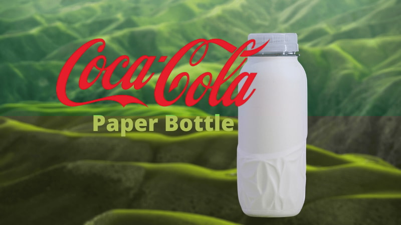 Coca-Cola paper bottle