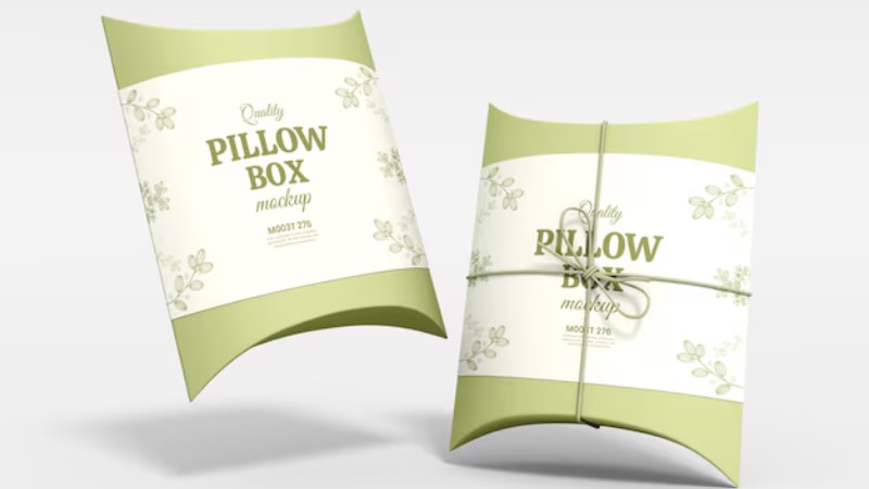 Pillow box mockups