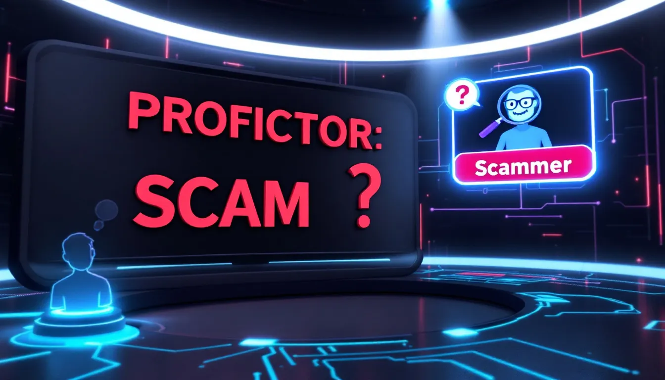 Concerns regarding a potential scam, depicted visually.