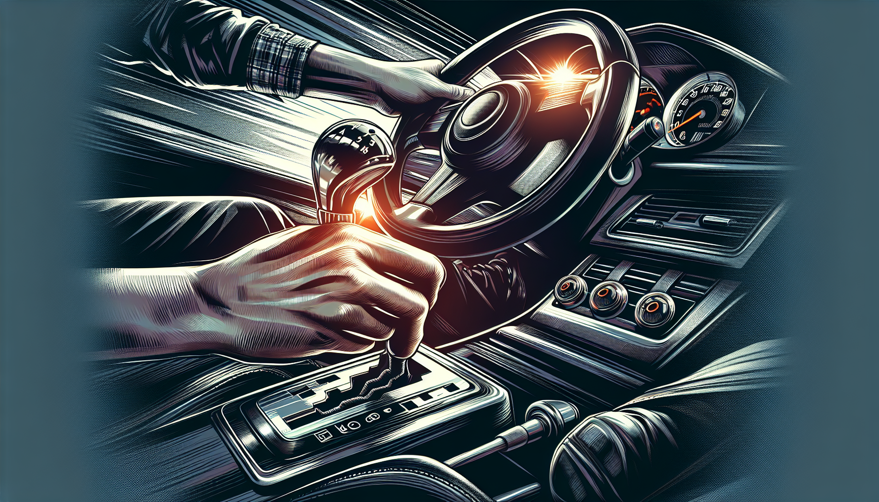 Illustration of manual car control and responsiveness