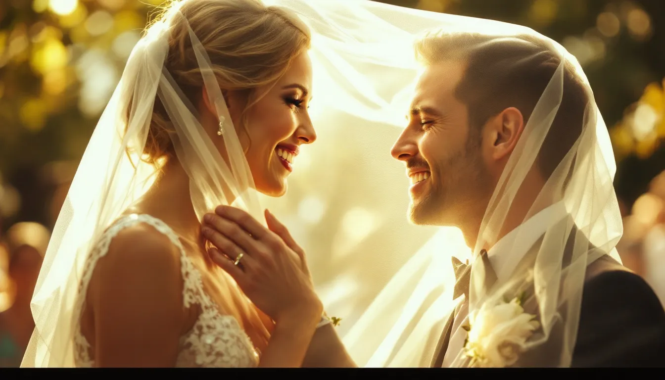 An emotional moment captured by a wedding photographer during a ceremony.