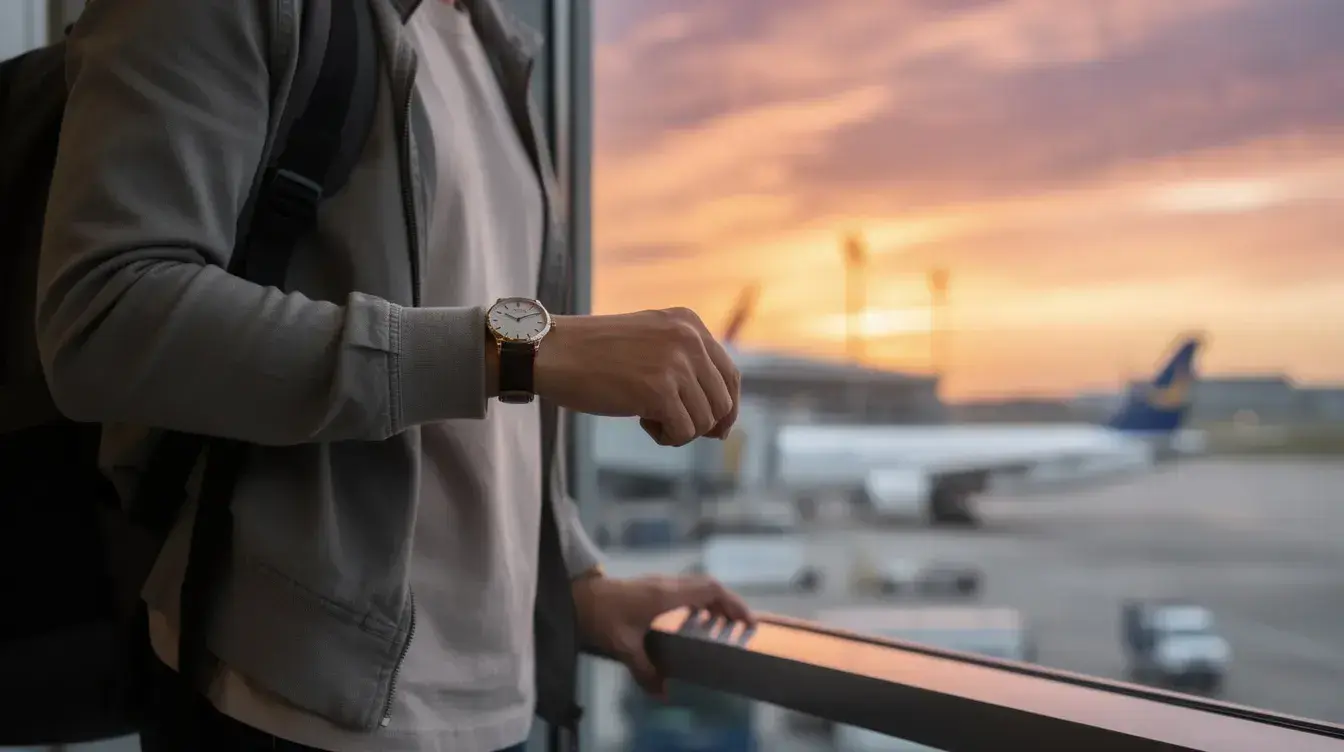 Flight reservation timing before visa center appointment