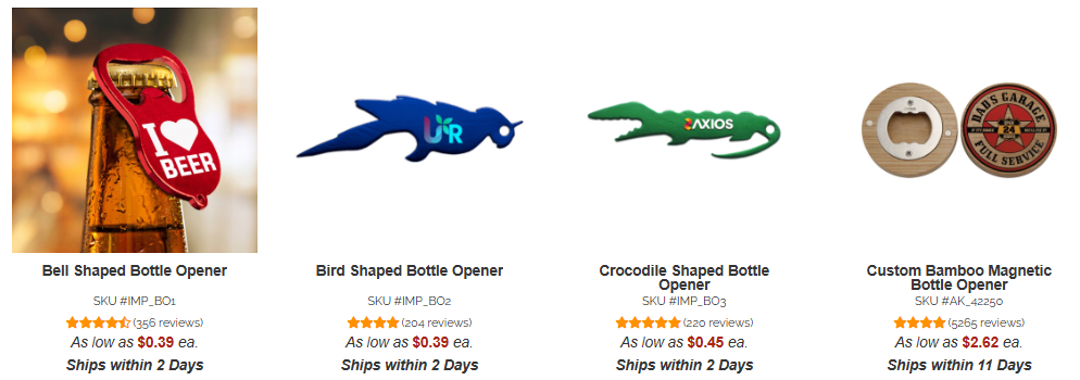 Custom Koozies & Bottle Openers