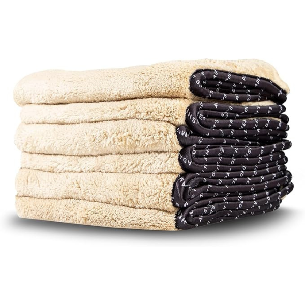 Adam's Polishes Car Detailing Towels (6-Pack, 16" x 16")