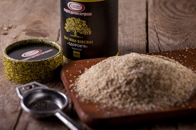 organic products, bran, oat bran