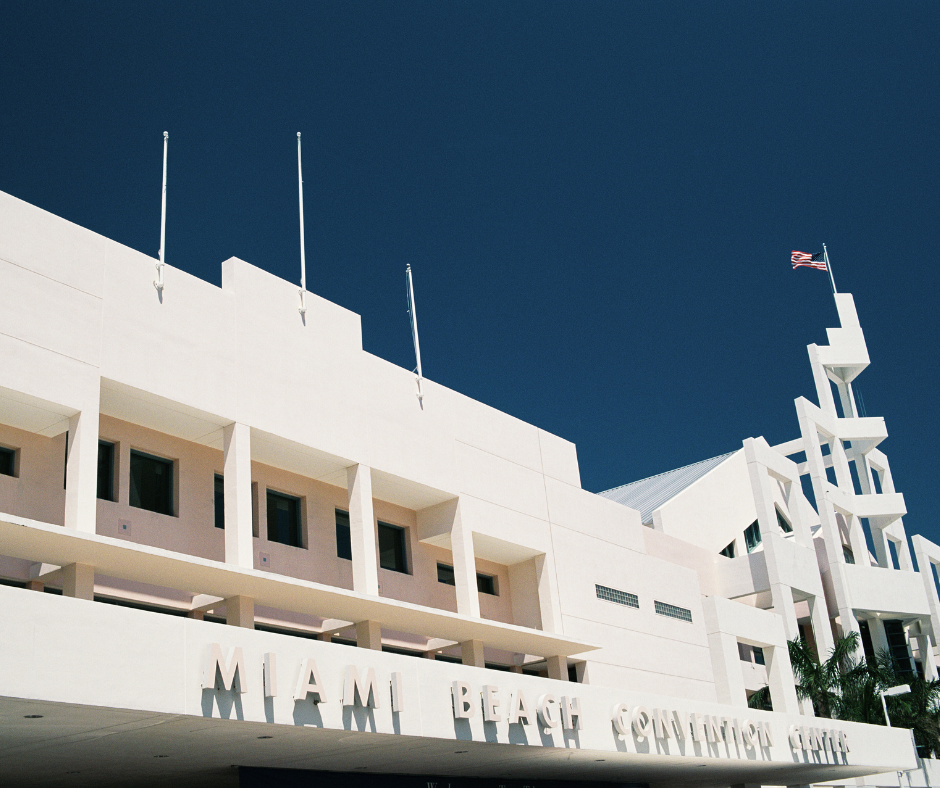 verify Miami Beach convention center (information about security can be found by proceeding to the center's website)