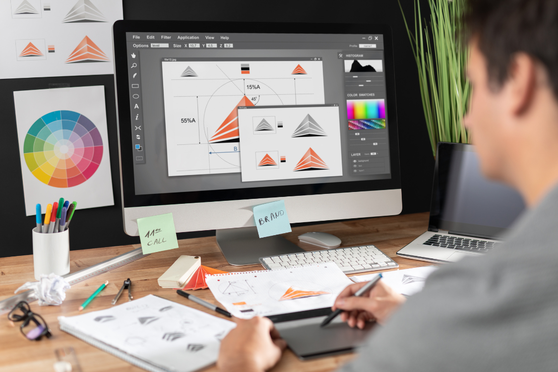 Filipino graphic designer working on branding and social media visuals for a U.S. e-commerce company
