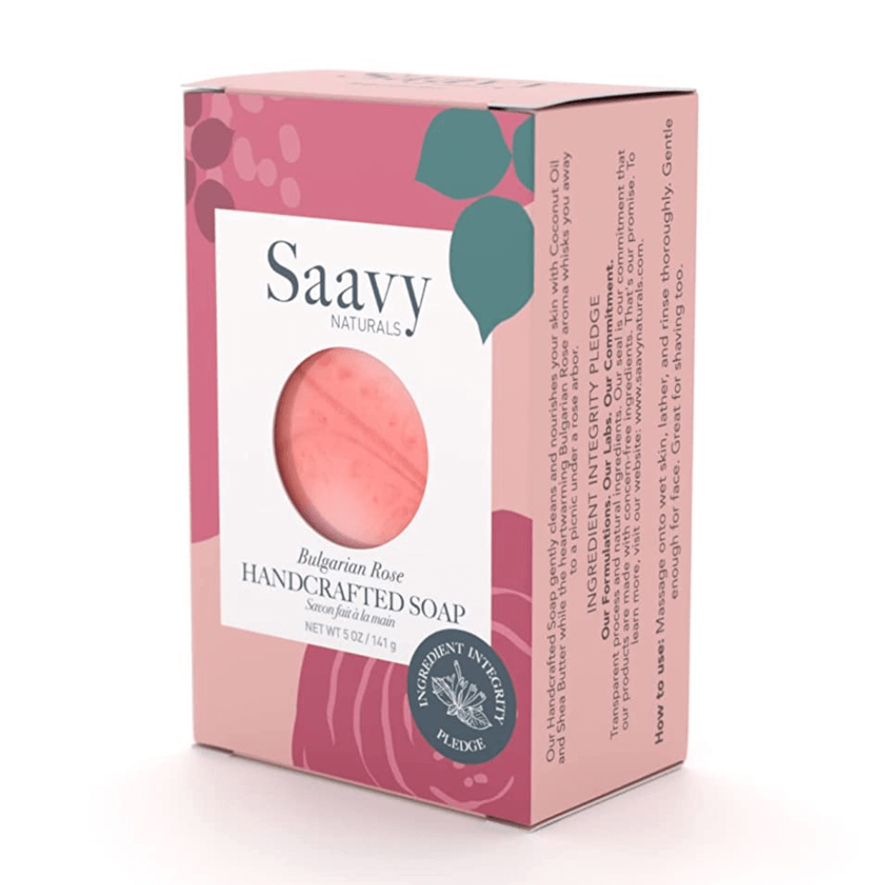Saavy Naturals Bulgarian Rose Soap Bar
