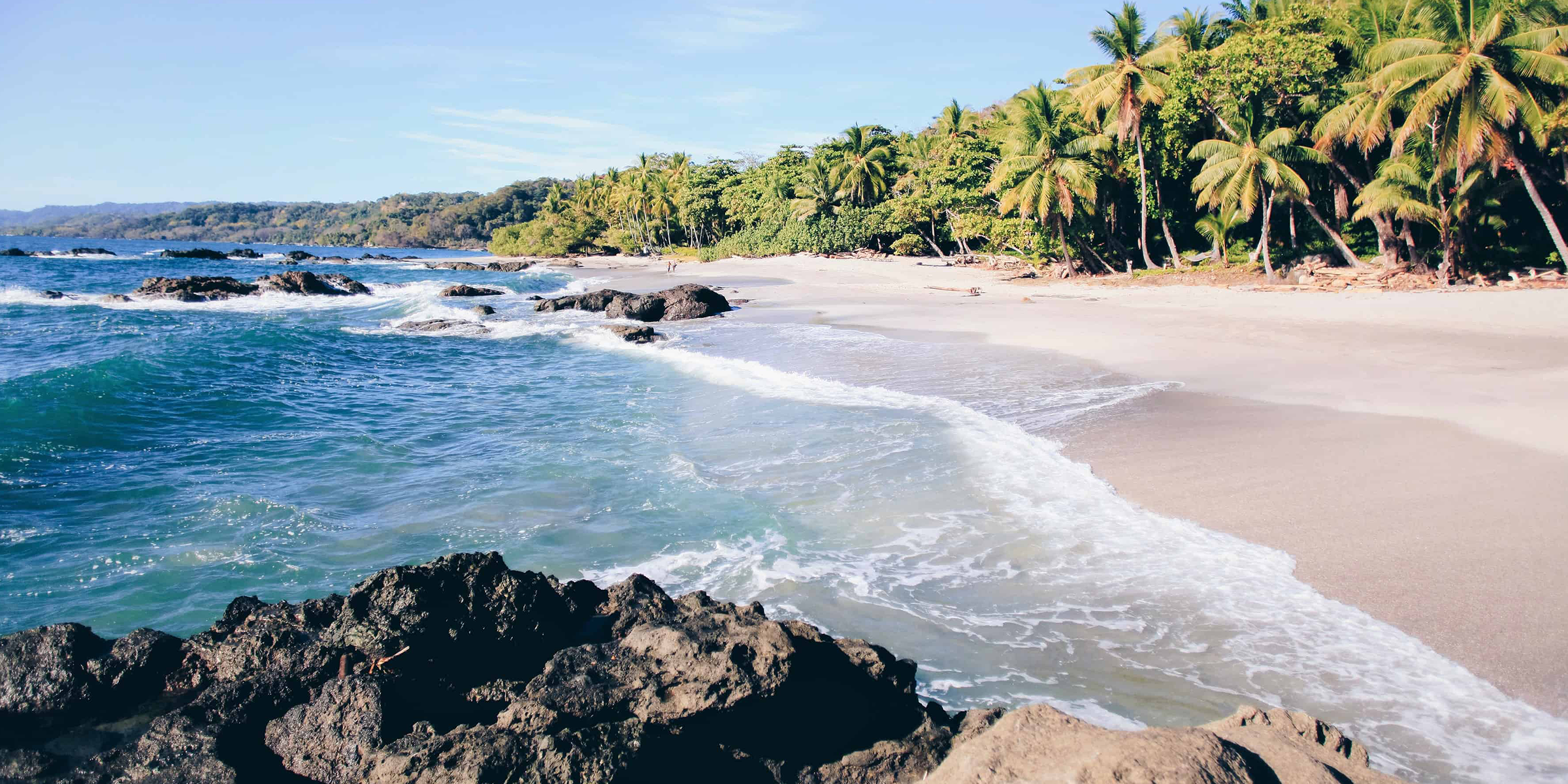 best white sand beach in Costa Rica