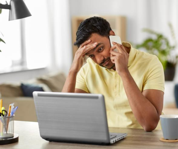 stressed man, dietary supplements