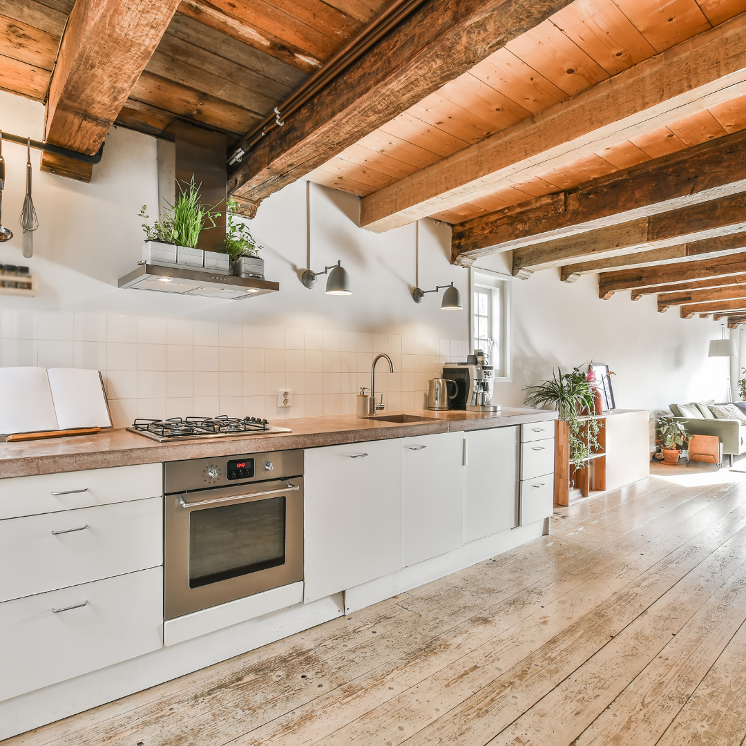 open plan kitchen design