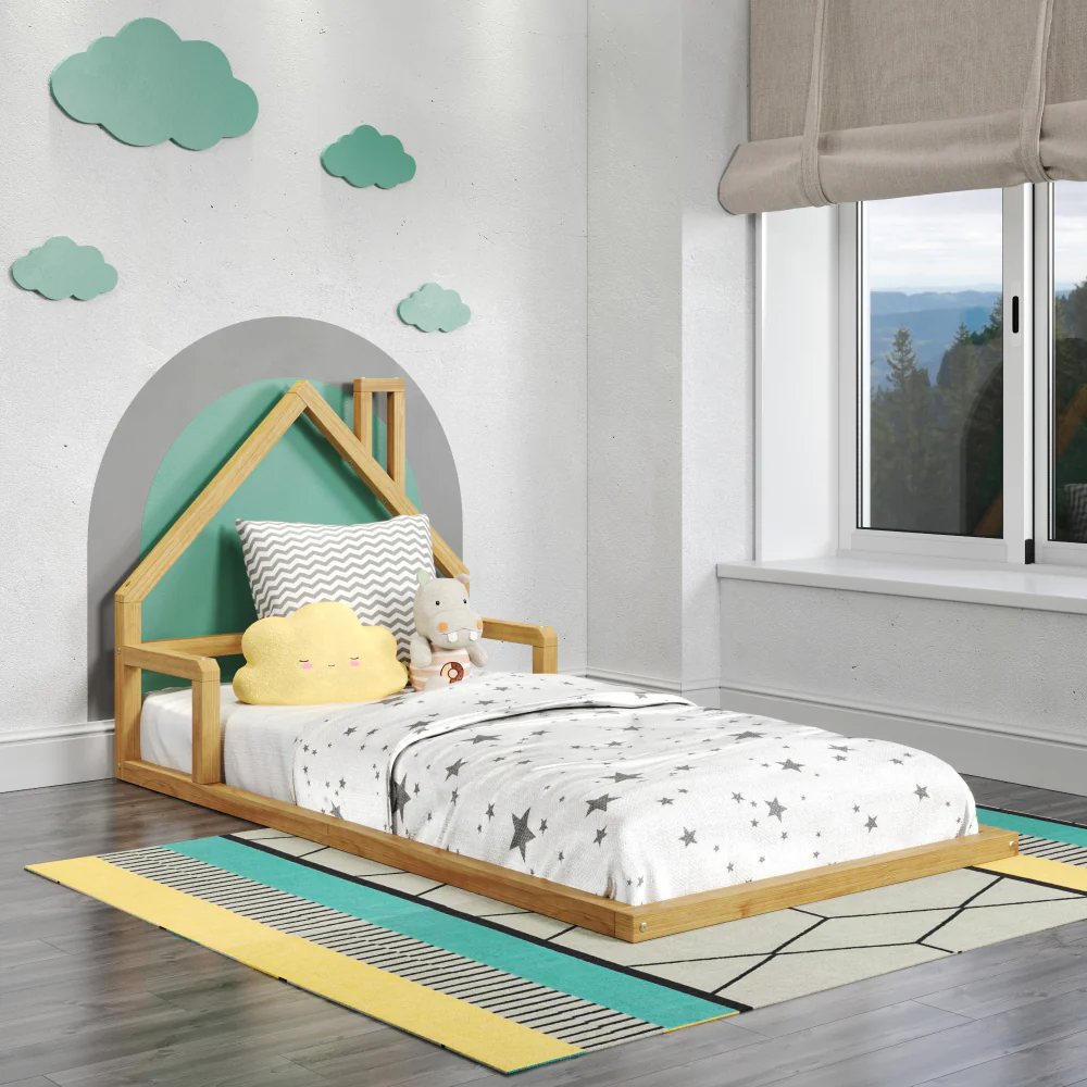 P'kolino Casita Kids House Montessori Inspired Floor Bed