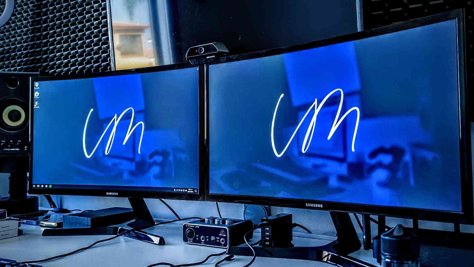 Dual monitors