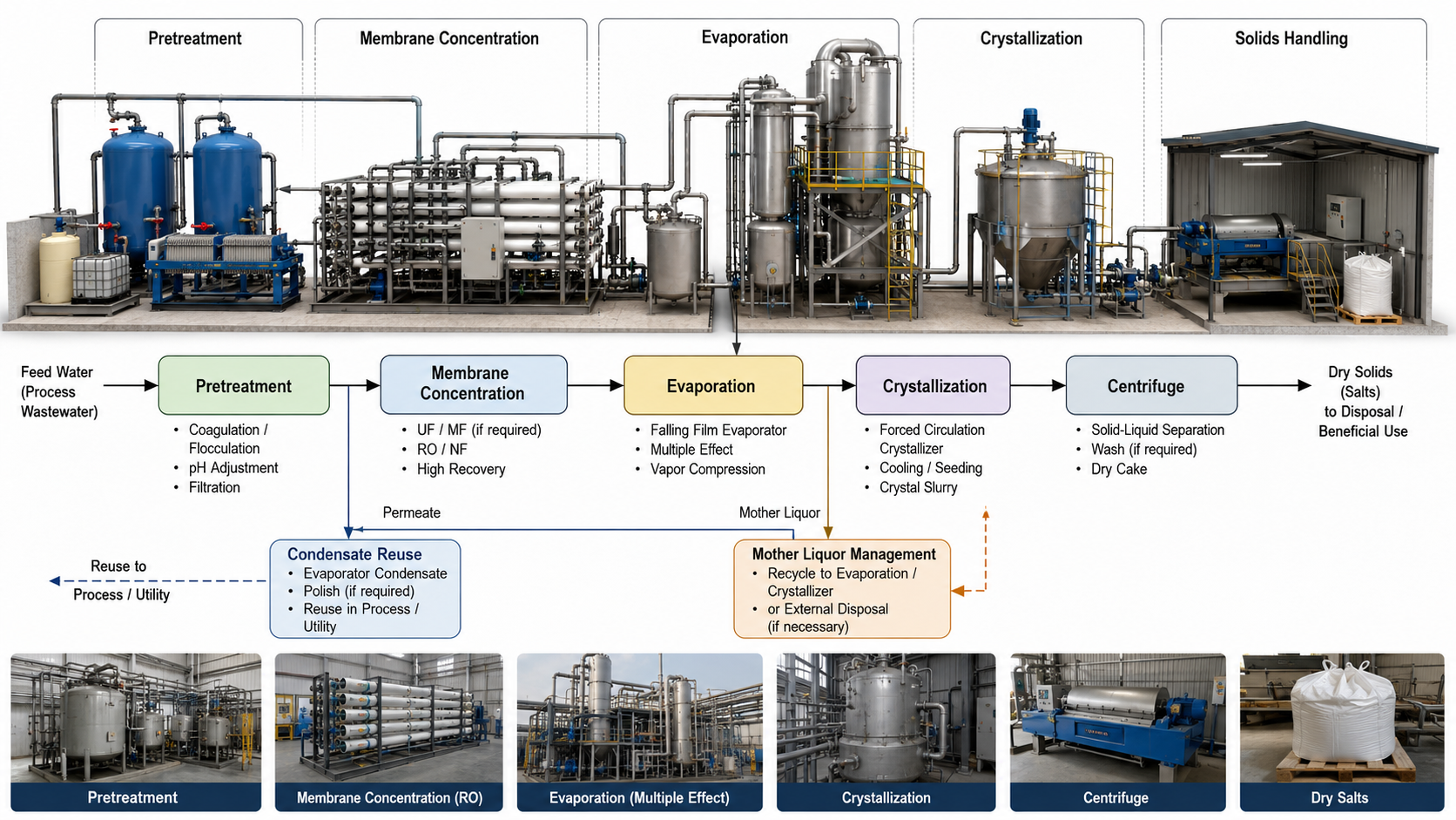 Industrial Wastewater Evaporator Selection for ZLD and Brine Concentration