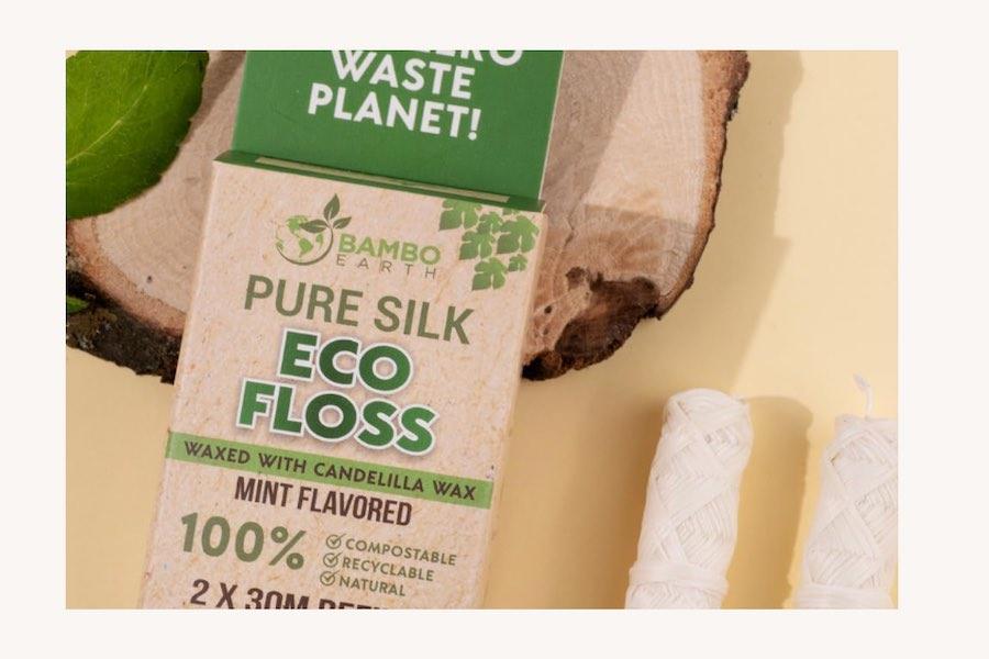 best pfas free  Dental Floss BAMBOEARTH - Biodegradable & Eco-Friendly