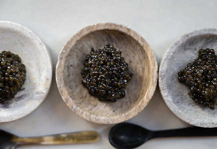 Caviar conservé au frais