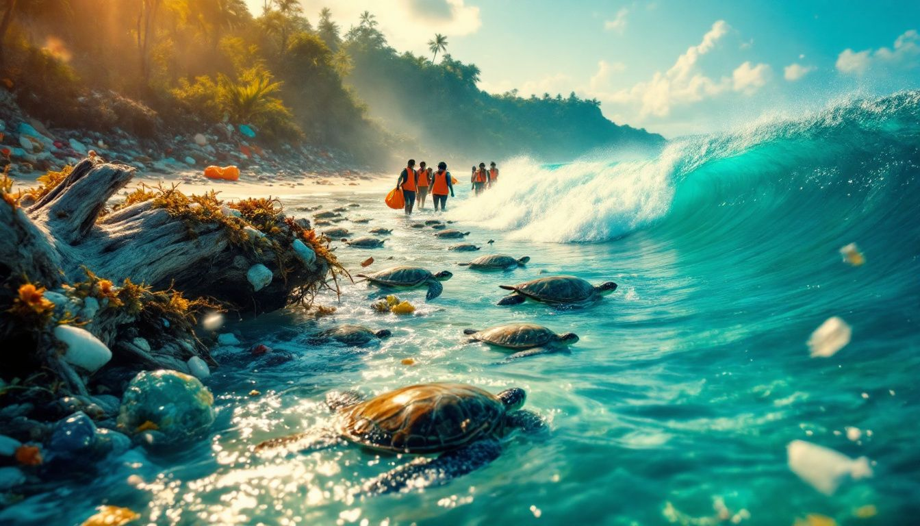 The importance of beach cleanups for marine wildlife protection.