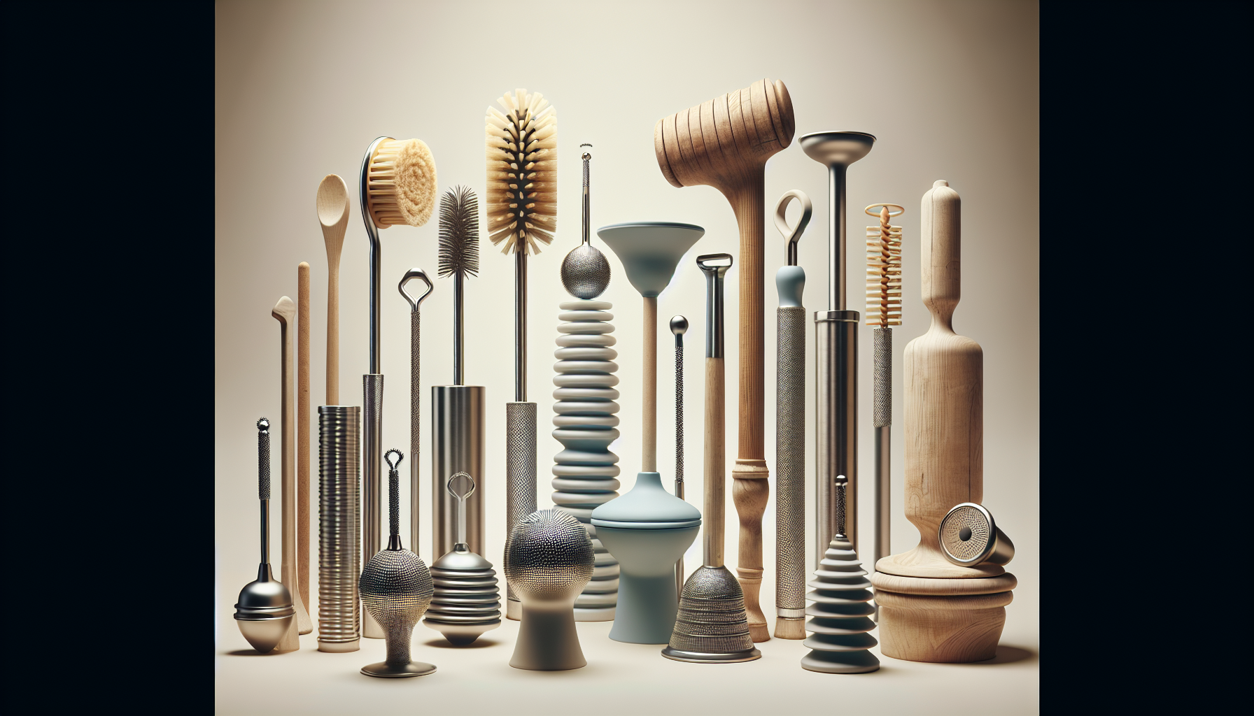 Choosing the right toilet brush and plunger