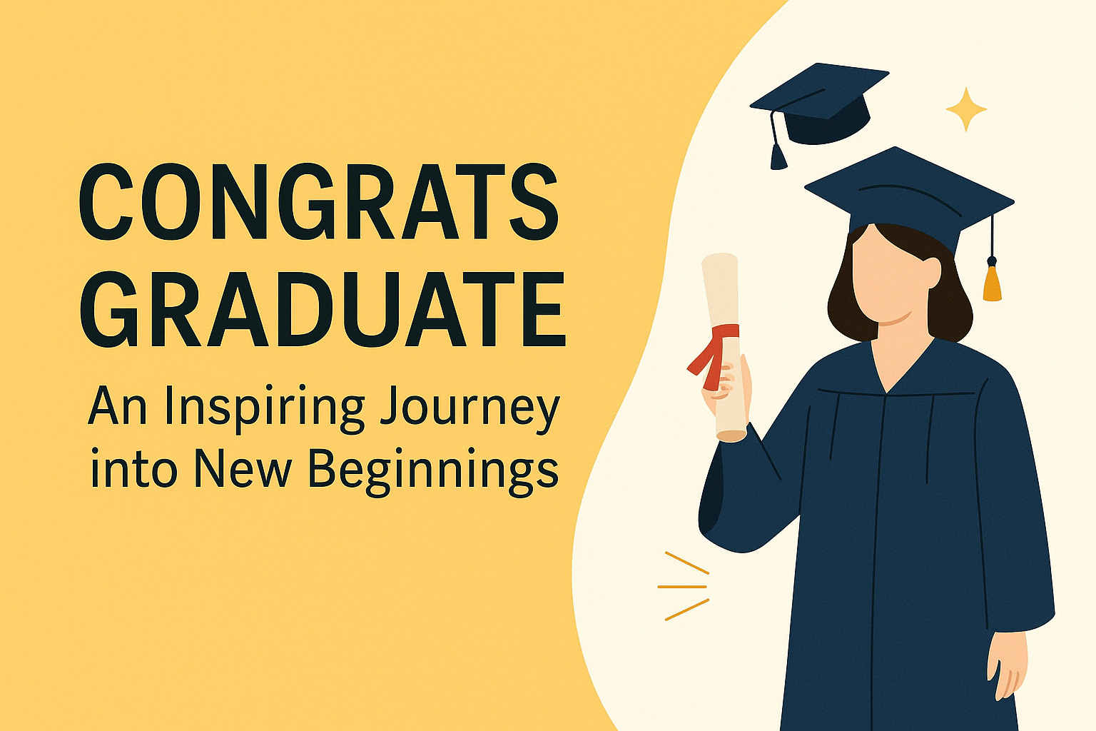Congrats Graduate: An Inspiring Journey into New Beginnings