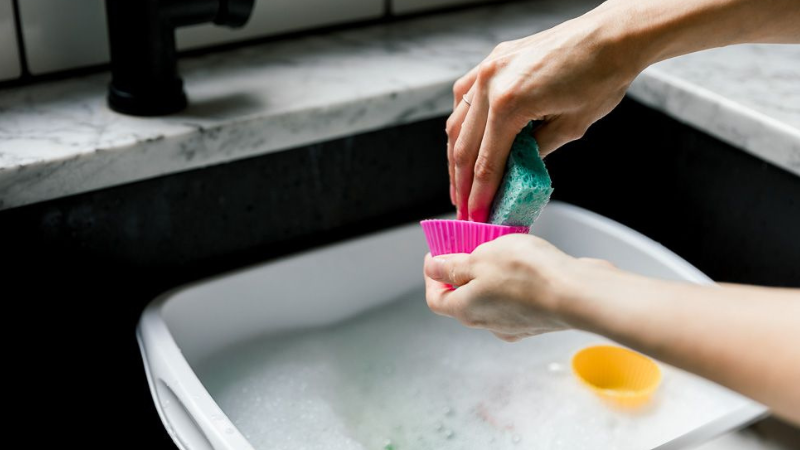 Hand-washing silicone products