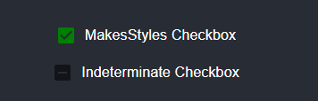 Material UI Checkbos MakeStyles