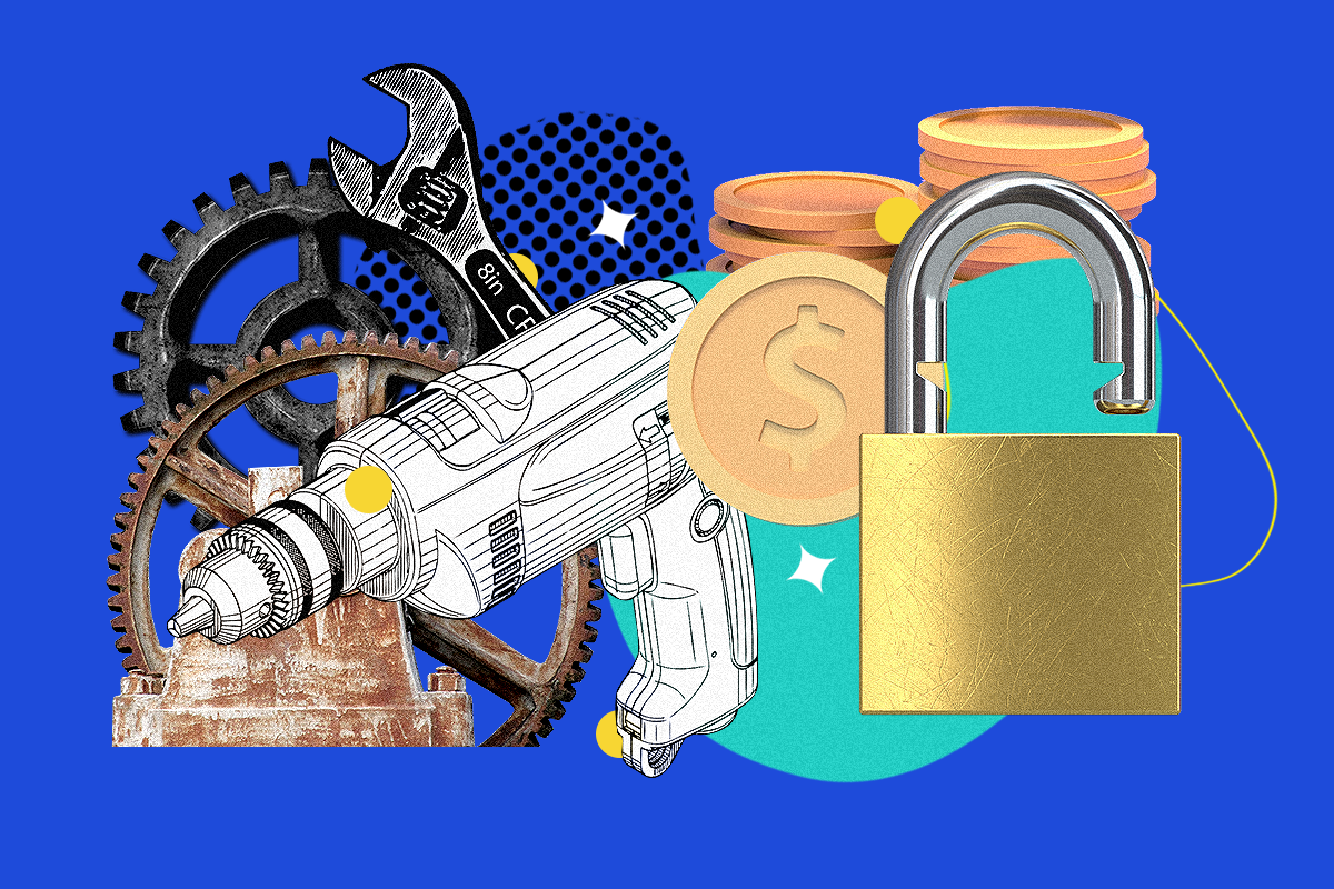 A conceptual image representing different types of crypto utilities. 