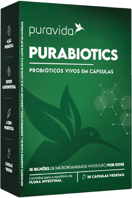 Probiótico da Puravida. Fonte da imagem: Amazon