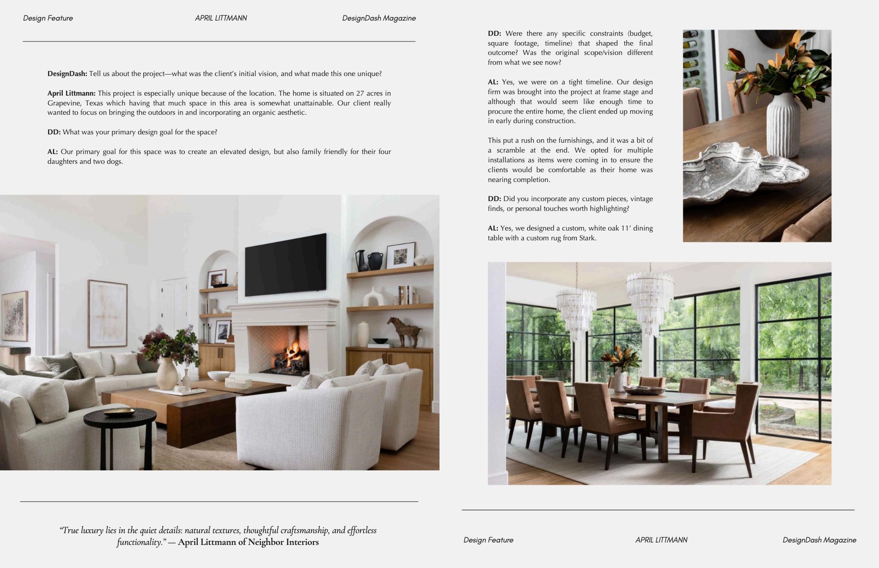 a snapshot from the DesignDash Magazine