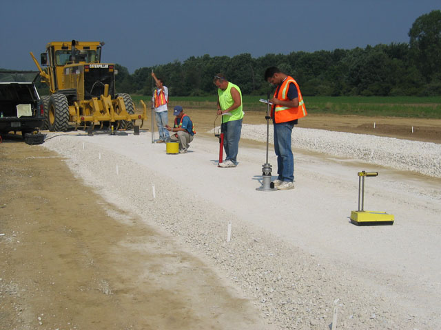 Compaction monitoring in construction