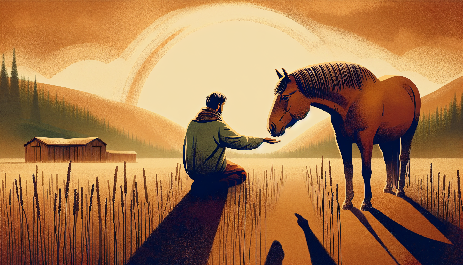 Equine Assisted Therapy session with a horse