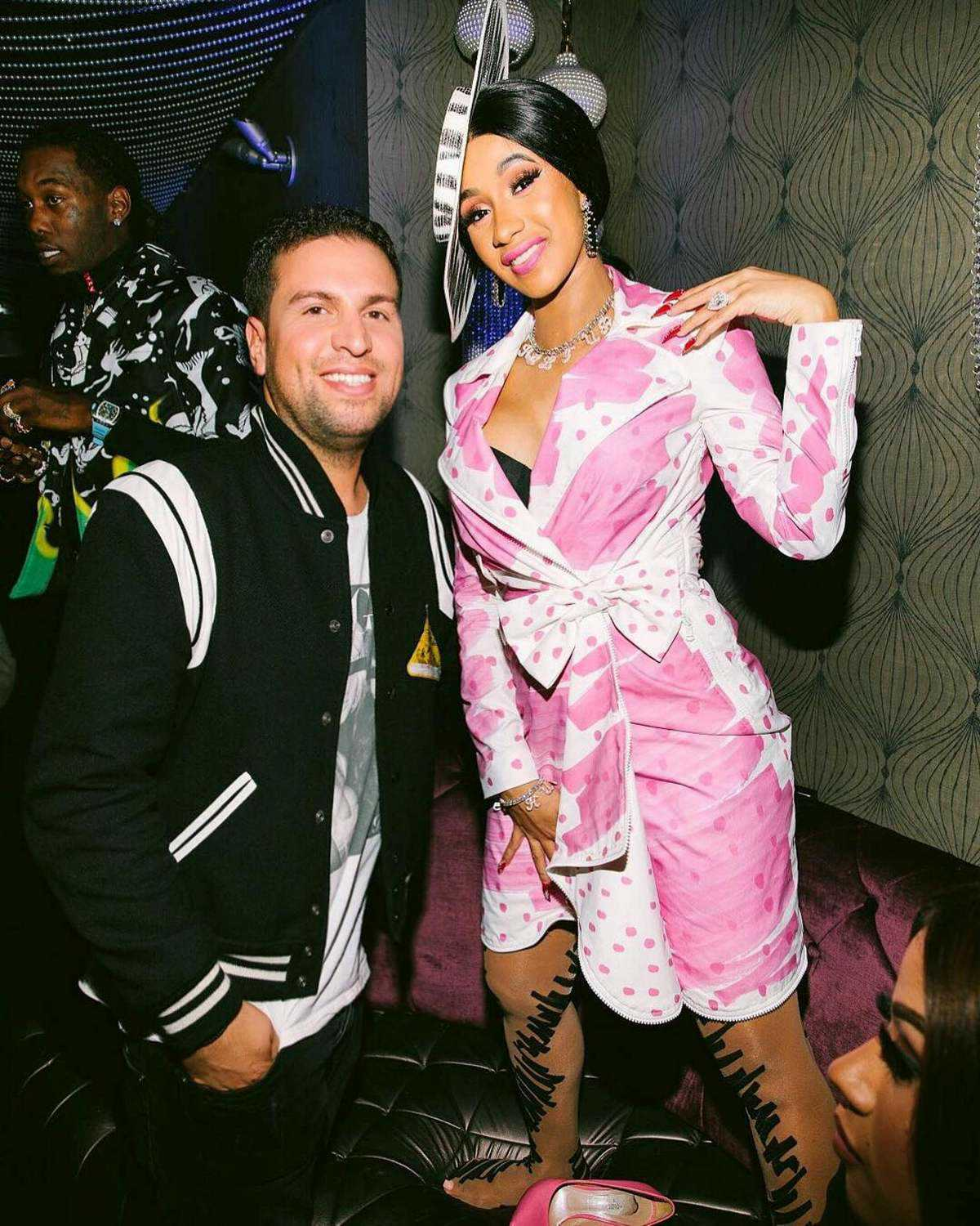 Founder Richard Saghian with Cardi B