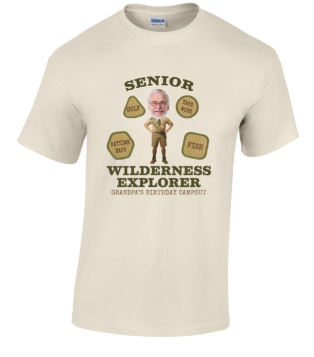 Birthday Custom Photo Boy Scout Funny