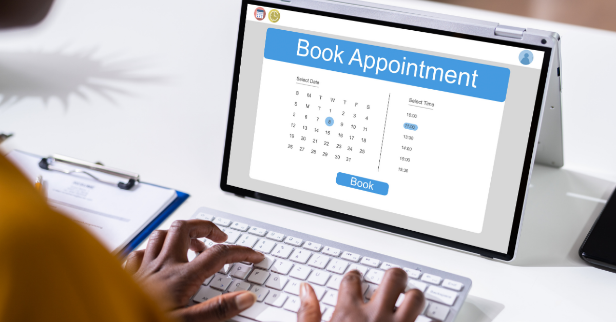 An online dental booking form.