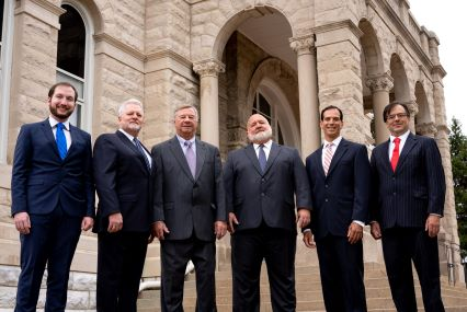 six men in suits