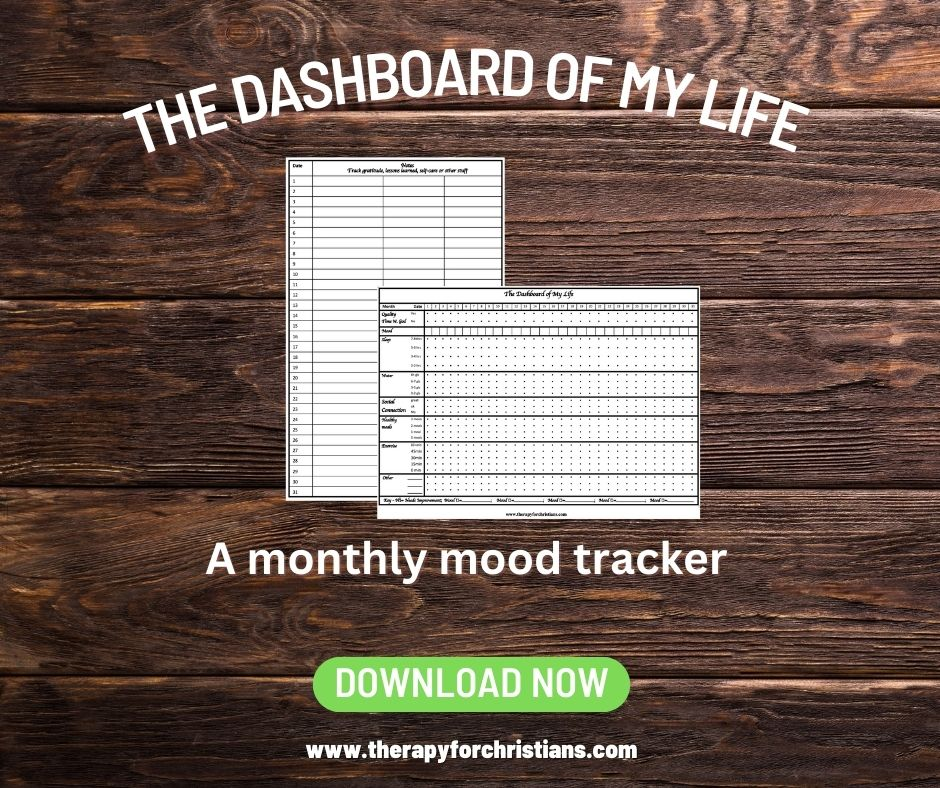 Mental health Mood Tracker Printable