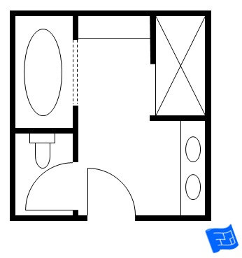 bathroom layout