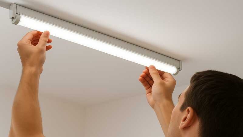 LED lighting installation techniques