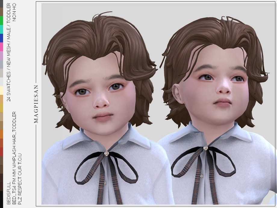 Whiplash hair for toddler