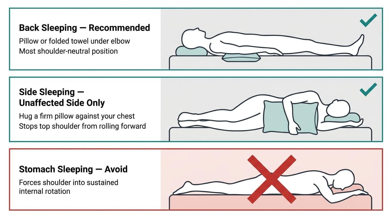 Best Sleeping Positions for Shoulder Pain