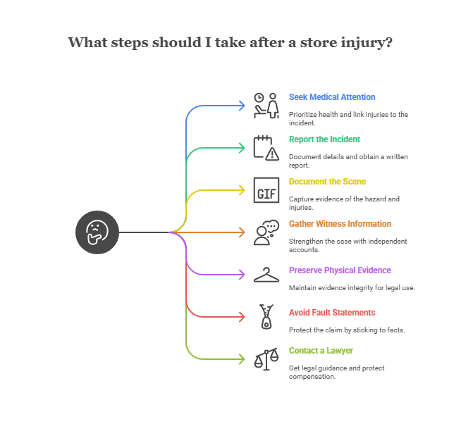 7 Important Steps to be able to sue a store 