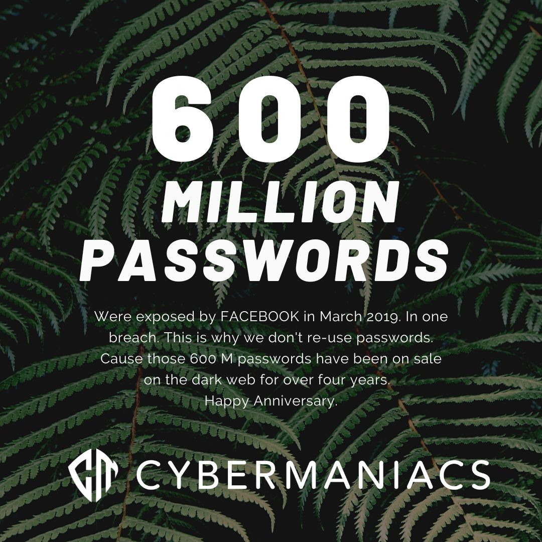 600 million passwords