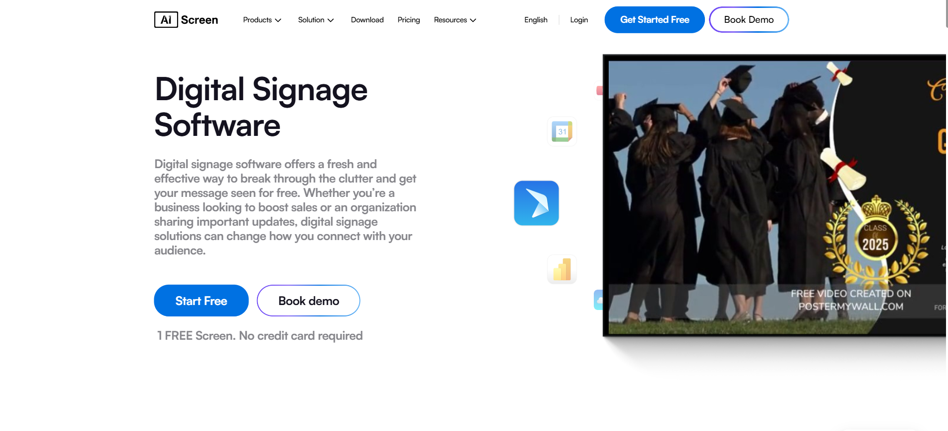 8 Best Digital Signage Software Companies for Office Displays 3 aiscreen