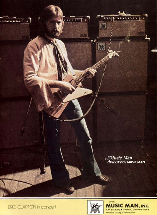 Eric Clapton x Music Man Advertisement