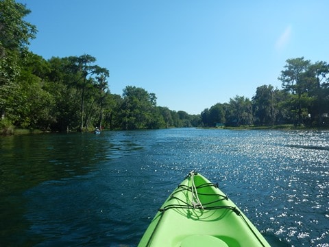 Kayaking Rainbow River Florida