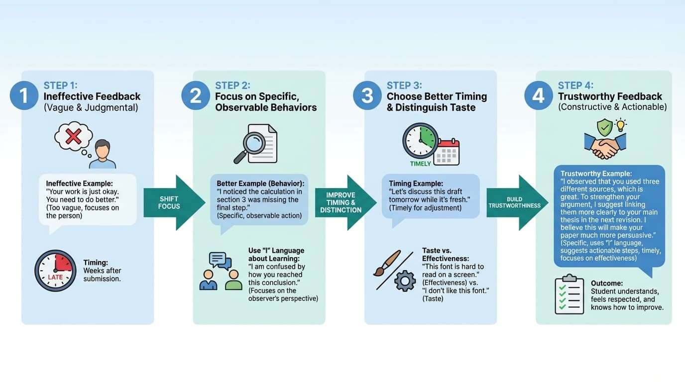How Students Can Give Feedback Teachers Actually Trust