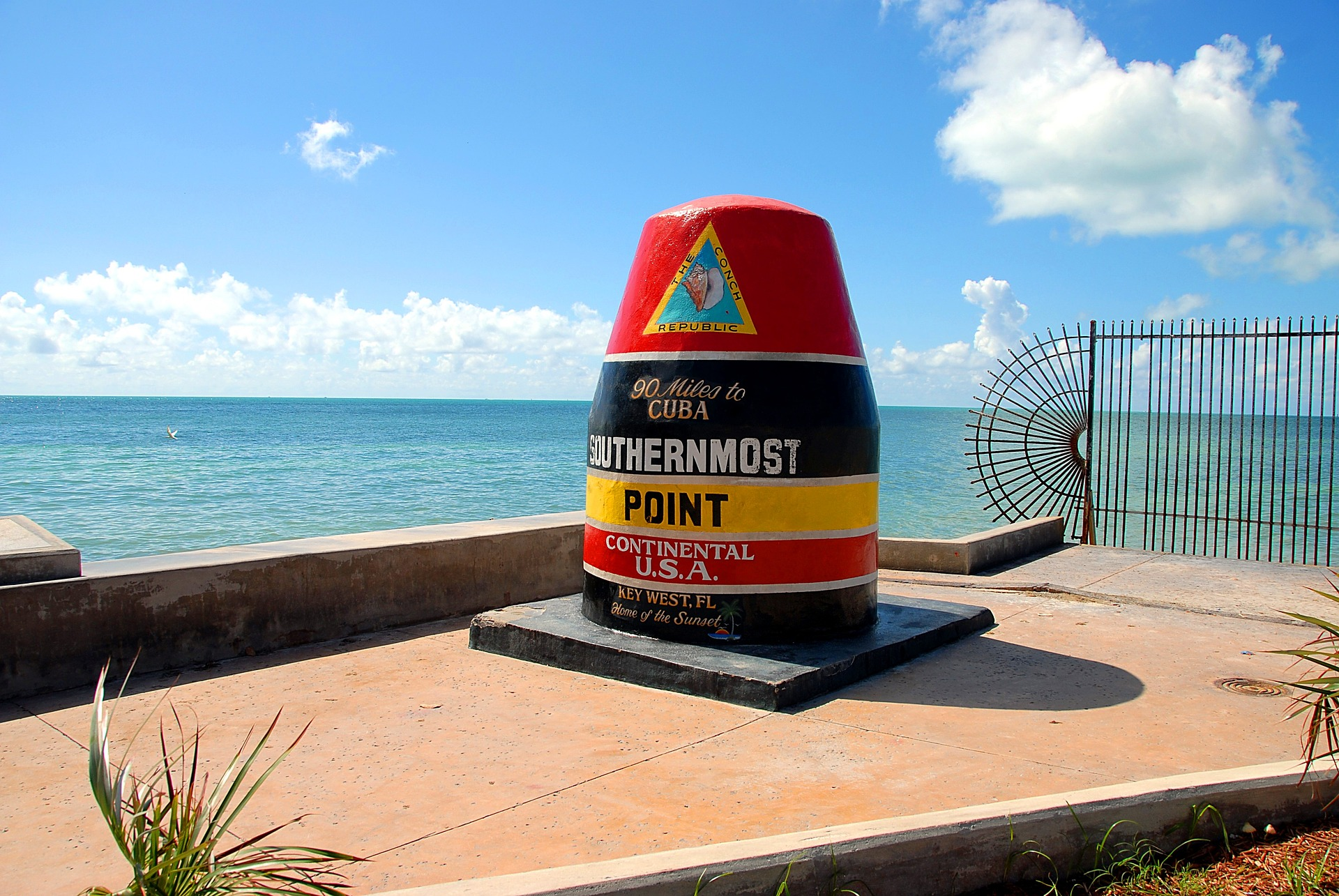 Southernmost Point Bouy In Key West, Florida